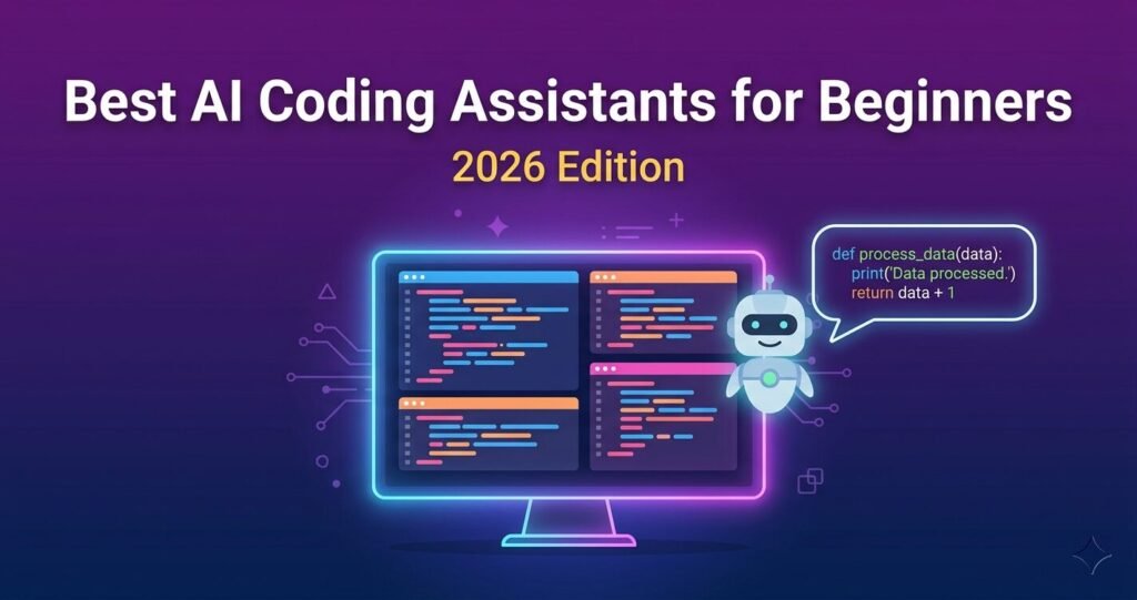 best AI coding assistants for beginners in 2026 free and easy to use