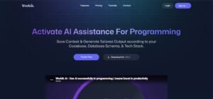Workik AI helping a beginner write Python code